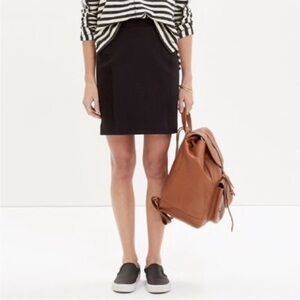 Madewell Black Night Spell Mini Skirt